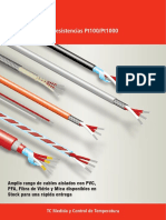 Cable para Termorresistencias Pt100 Pt1000