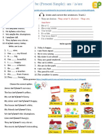 To Be (Present Simple) Worksheet