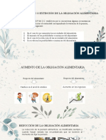 Aumento, Disminución O Extinción de La Obligación Alimentaria