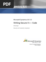 Download Microsoft Dynamics AX Writing Secure X Code by Daniel Wojt SN61274798 doc pdf