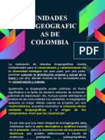 Unidades Biogeograficas de Colombia