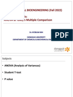 생체의학공학 - 05 - Statistical Anlaysis