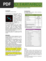 Acidificante - Ácido Tartárico