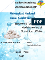 Estracto Del Tocosh Como Medicina Contra El Clostridium Difficile