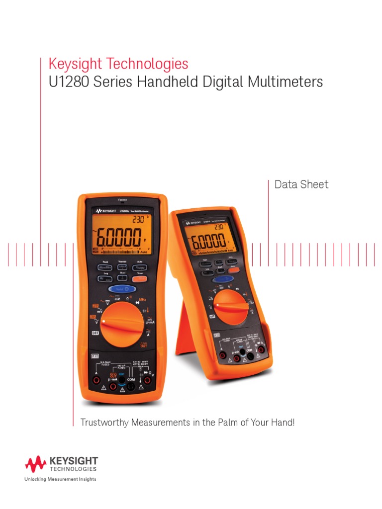 Keysight Multimeter PDF Hertz Alternating Current
