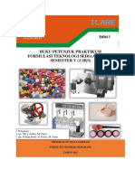 Buku Petunjuk Praktikum Teknologi Formulasi Sediaan Padat Semester V (2sks)