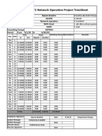 STC Network Project TimeSheet