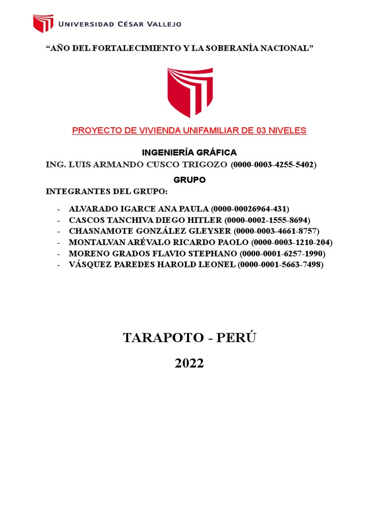 Proyecto de Vivienda Unifamiliar en Perú | PDF | Metodología | Área rural