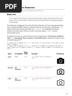 Basic Use - Font Awesome