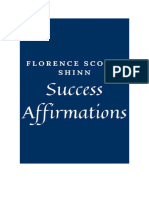 Success Affirmations Florence Scovel Shinn