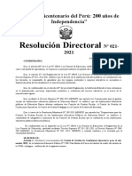 Resolución Condiciones Operativas para El Año 2022