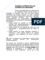 Control An Do La Mente en Los Trastornos de Ansiedad