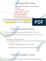 Process Paragraph Writing