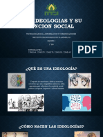 Ideologías y su función social: análisis de diferentes corrientes de pensamiento