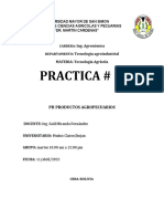 Practica #2 PH Producto Agropecuario