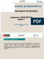 Curso básico de archivos: definición y objetivos de la archivística