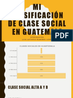 Clasificación de Clases Sociales en Guatemala