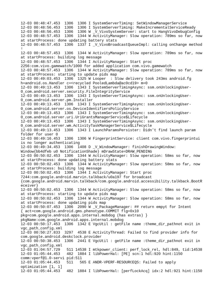 Log | PDF | Operating System Families | Computer Engineering