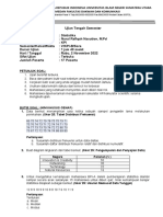 UTS STATISTIKA KPI B Semester V (NIM Genap)