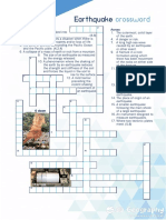 Earthquake Crossword (2021)