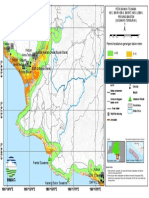 Peta Bahaya Tsunami Kec. Bayah Bag. Barat