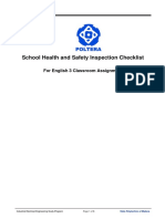 School Health and Safety Inspection Checklist