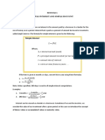 Calculating Simple Interest and Future Values