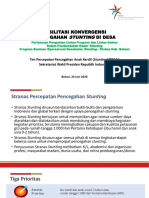 Fasilitasi Konvergensi Pencegahan Stunting Di Desa - Dinkes Kab. Bekasi 240620 Ade Wahid Fix