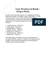 Contemporary Practices in Retail