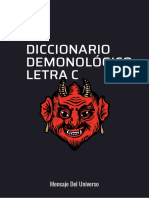 Diccionario Demonológico Letra C