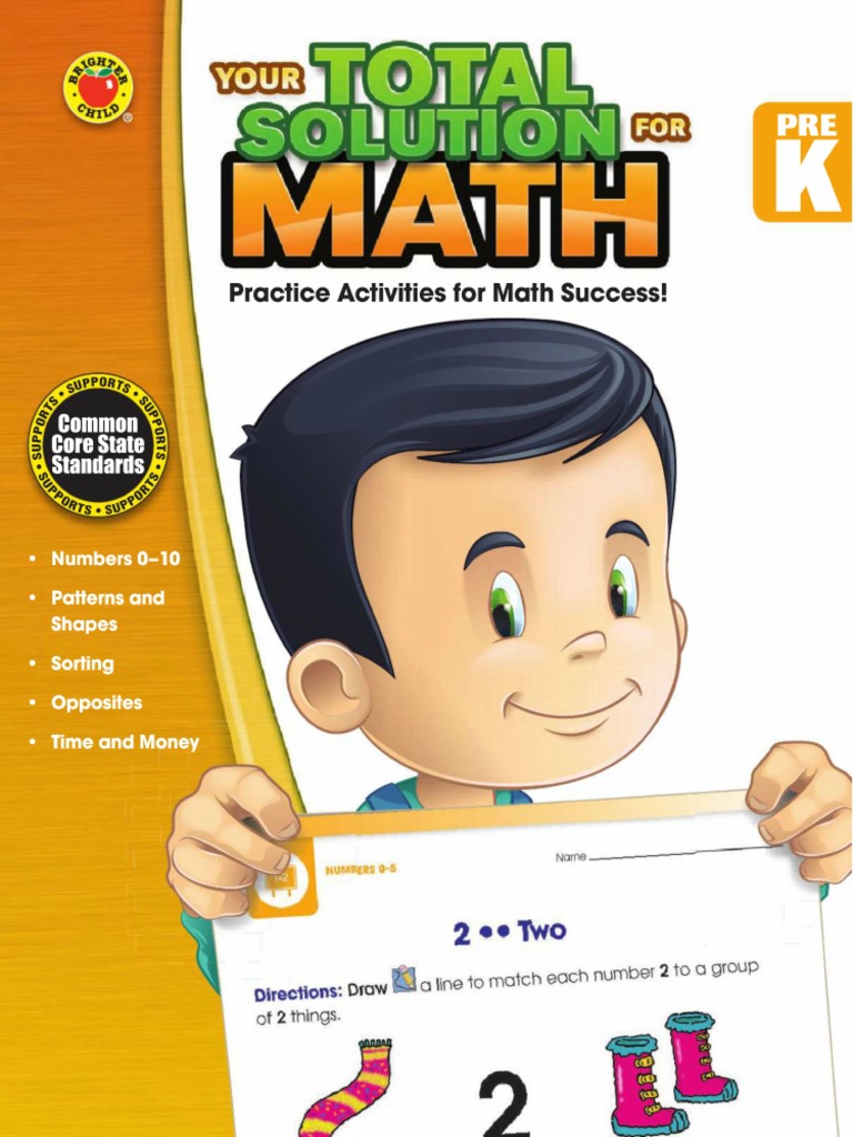 Your Total Solution For Math-Prekindergarten | PDF