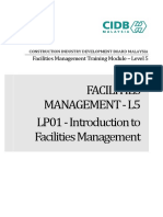 CIDB L5 LP01 Introduction To Facilities Management