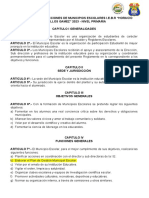 Reglamento General de Municipio Escolar 2023