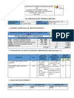 Informe 1er Quimestre - Primero Ingles