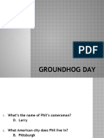 Ethics. Activity 6. Groundhog Day