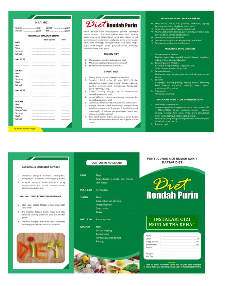 Diet Rendah Purin | PDF