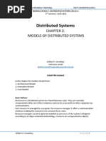 Chapter 2 MODELS OF DISTRIBUTED SYSTEMS