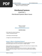 Chapter 1 Distributed Systems Basic Issues