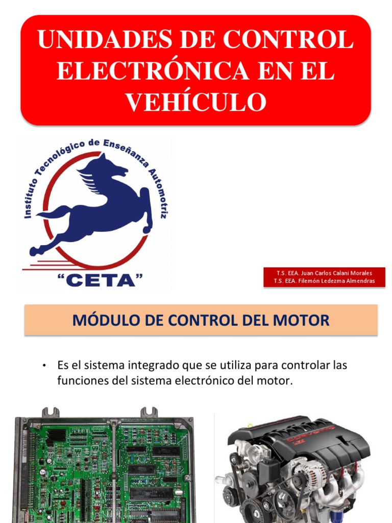 1. INTRODUCCIÓN A LAS UNIDADES DE CONTROL ELECTRÓNICA(ATP) | PDF ...