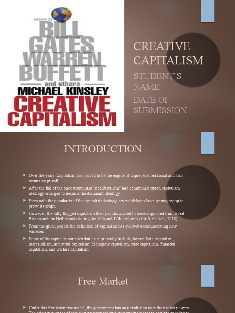How to survive capitalism as a creative person