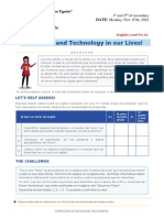 Ficha - Actividad 1 de Inglés para 1ro y 2do Level Pre A1 Semana 30-1