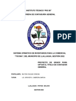 Sistema ofimático de inventarios para la Comercial Ticona