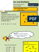 Factors, Primes and Multiples Explained