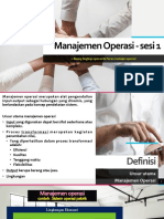 Manajemen Operasi - Alur Proses Operasi