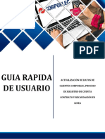 Actualización de Datos de Clientes Corpoelec, Proceso de Registro de Cuenta Contrato Y Recaudación en Linea