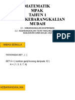 SLDN Bab 2 Kebarangkalian Mudah