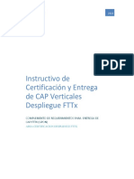 ICAPHV-001-FTTx-2022 Instructivo Certificación y Entrega de CAP Verticales Despliegue FTTX V 1.0