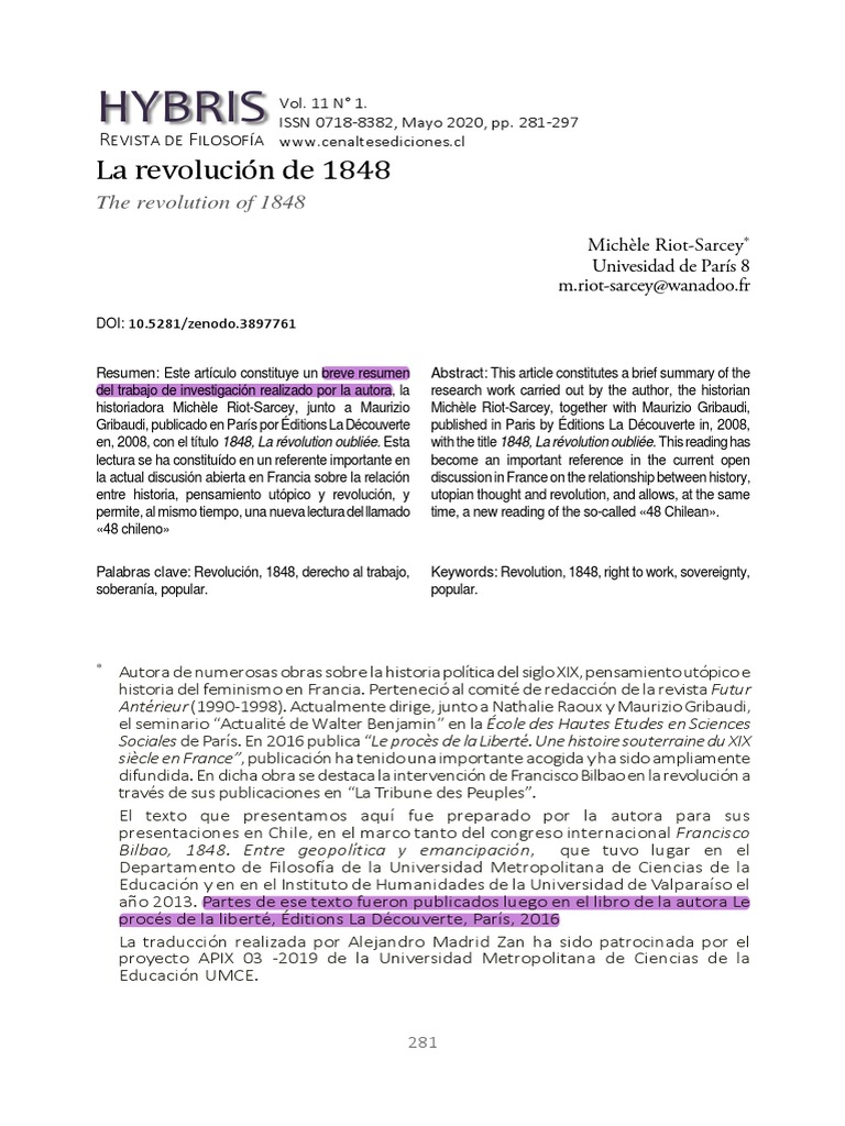 1848 Michel Riot Carcey | PDF | República | Democracia