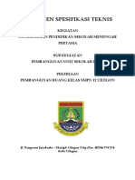 Dok Spesifikasi Teknis RKB SMPN 12 Cilegon