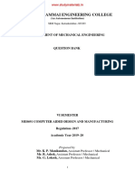 ME8691 Computer Aided Design and Manufacturing important question